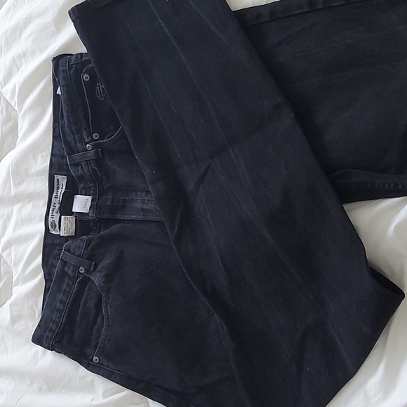 Vintage 90s harley davidson black jeans - Picture 5 of 7